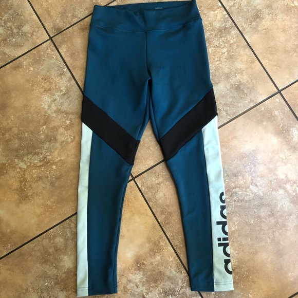 Adidas Climalite color block leggings - Picture 2 of 8